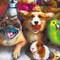 Pet Family Portrait Silky Premium Fleece No-Sew Throw Fleece Fabric Kit (50x60)